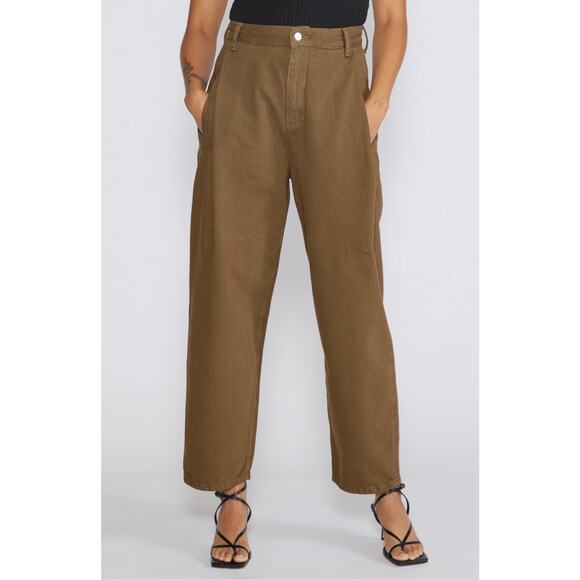 Rose Relaxed Pleat Pant in Beech - Etica Denim - Picture 4 of 7